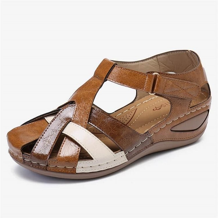 Women's Casual Cross Strap Sandals with Adjustable Buckle and Flat Sole™ – Leichter Komfort für den ganzen Tag