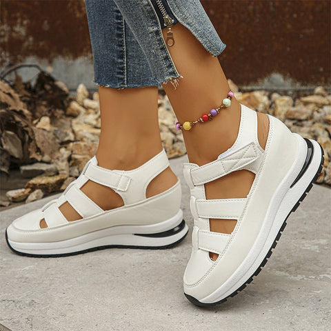 Women's Closed Toe Sneaker Sandals with Strap Design™ – Atmungsaktiver Schutz für aktive Tage