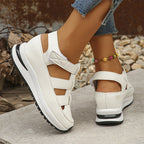 Women's Closed Toe Sneaker Sandals with Strap Design™ – Atmungsaktiver Schutz für aktive Tage