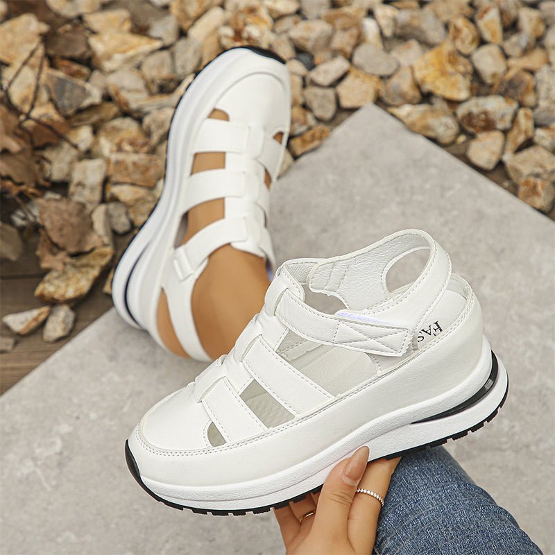 Women's Closed Toe Sneaker Sandals with Strap Design™ – Atmungsaktiver Schutz für aktive Tage