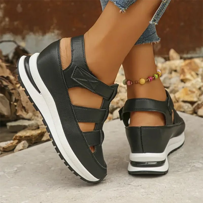 Women's Closed Toe Sneaker Sandals with Strap Design™ – Atmungsaktiver Schutz für aktive Tage