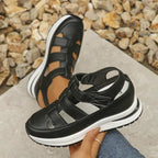 Women's Closed Toe Sneaker Sandals with Strap Design™ – Atmungsaktiver Schutz für aktive Tage