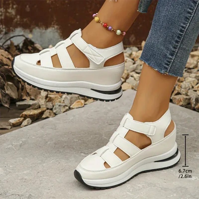 Women's Closed Toe Sneaker Sandals with Strap Design™ – Atmungsaktiver Schutz für aktive Tage