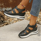 Women's Closed Toe Sneaker Sandals with Strap Design™ – Atmungsaktiver Schutz für aktive Tage