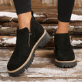 Chunky Zip Ankle Boots™ – Robuste Eleganz für den Alltag