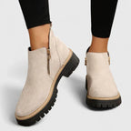 Chunky Zip Ankle Boots™ – Robuste Eleganz für den Alltag