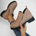 Chunky Zip Ankle Boots™ – Robuste Eleganz für den Alltag