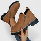Chunky Zip Ankle Boots™ – Robuste Eleganz für den Alltag