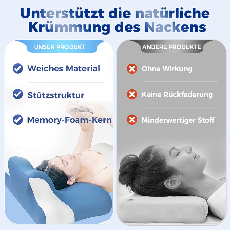 SleepEase™ – Komfortables Memory-Foam-Kissen für erholsamen, angenehm weichen Schlaf [50% Rabatt]