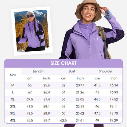 Marien™ – 3-in-1-Outdoorjacke für Damen, vielseitig, stylisch und bequem [50 % Rabatt]