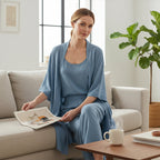 Women's 3 Piece Lounge Set Loose Fit Cardigan Tank Top and Wide Leg Pants™ – Müheloses Styling für jeden Tag
