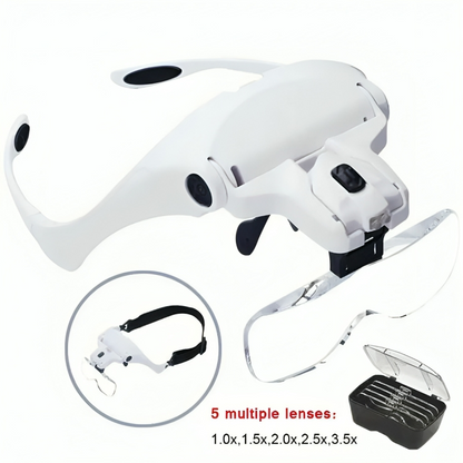 FocusLens™ – LED-Lupenstirnband für klare Sicht und präzise Detailarbeit [50% Rabatt]