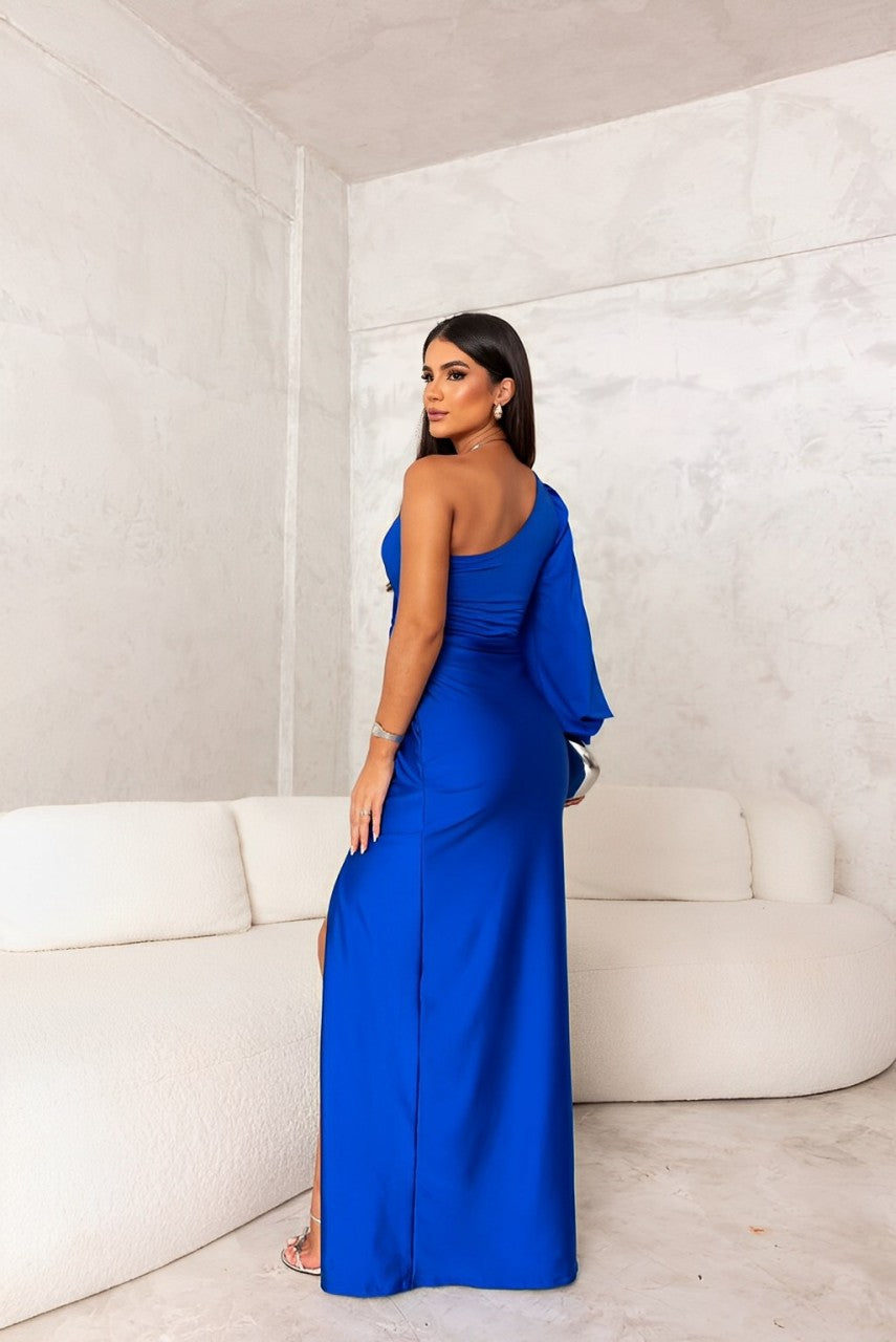 Women's One Shoulder Elegant Fitted Evening Maxi Dress™ – Zeitlose Eleganz für besondere Momente