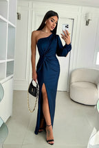 Women's One Shoulder Elegant Fitted Evening Maxi Dress™ – Zeitlose Eleganz für besondere Momente