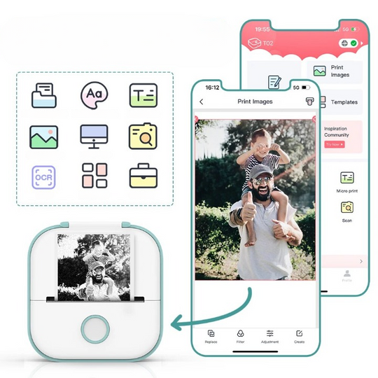 NanoPrint™ – Tragbarer Mini-Drucker für mühelose, mobile Ausdrucke [50 % Rabatt]
